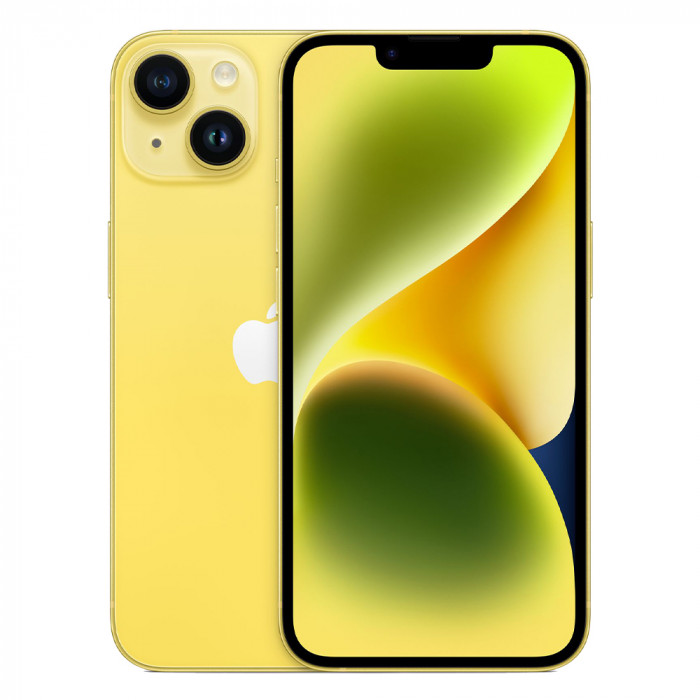 Смартфон Apple iPhone 14 256GB, Yellow (SIM+eSIM) (без RuStore)