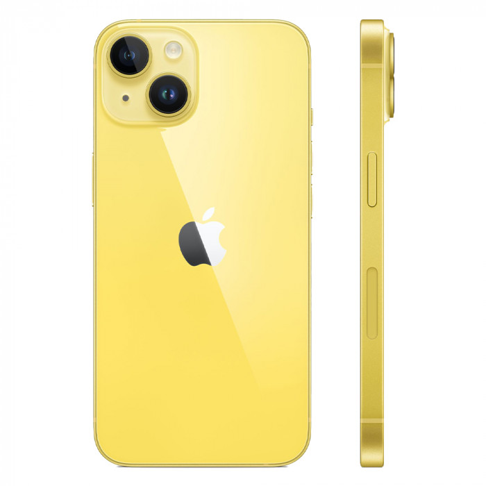 Смартфон Apple iPhone 14 256GB, Yellow (SIM+eSIM) (без RuStore)