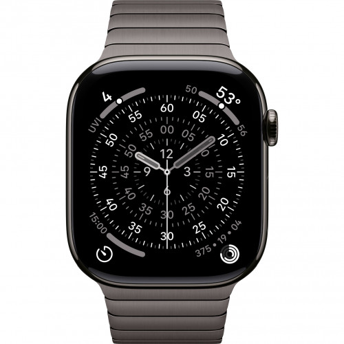 Apple Watch 11 46mm, Slate Titanium, Link Bracelet