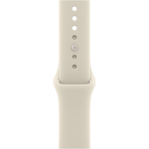 Apple Watch 12 42mm, Pearl White Ceramic, Sand Sport Band, S/M