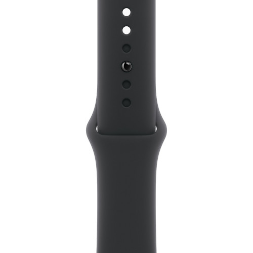Apple Watch 10 42mm, Aluminum Jet Black, Ремешок Black Sport Band, размер S/M