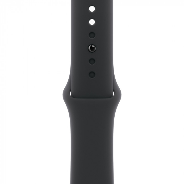 Apple Watch 10 42mm, Aluminum Jet Black, Ремешок Black Sport Band, размер S/M