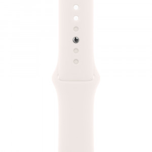 Apple Watch 10 46mm, Aluminum Rose Gold, Ремешок Light Blush Sport Band, размер M/L