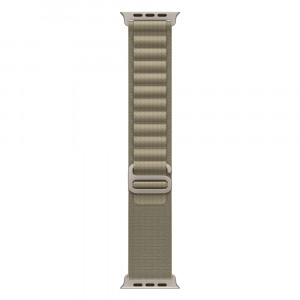 Apple Watch Ultra 2 49mm Titanium Alpine Loop, Olive L