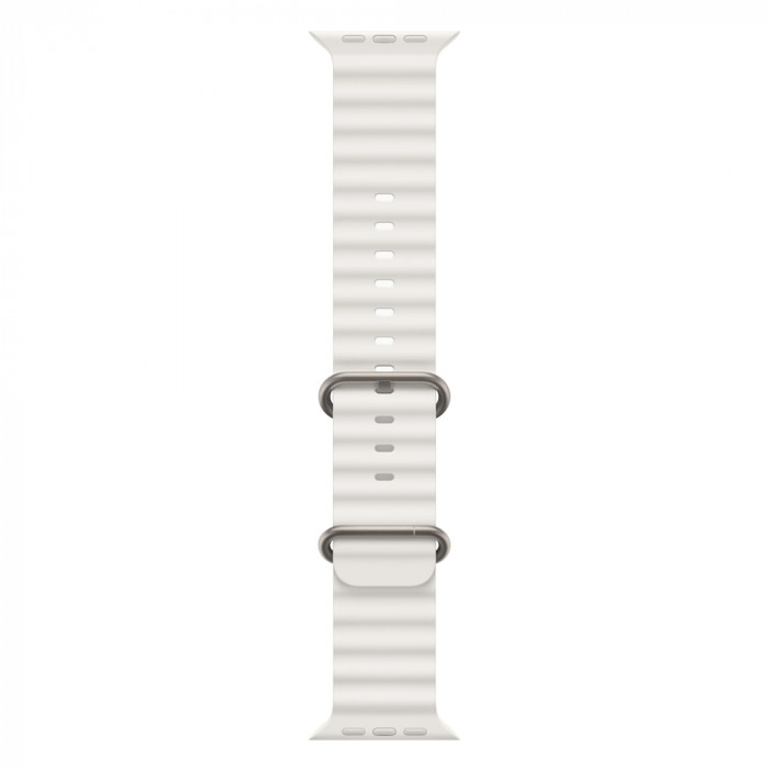 Apple Watch Ultra 2 49mm Titanium Ocean Band, White
