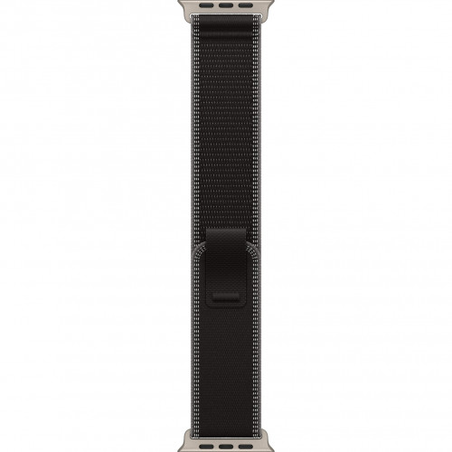 Apple Watch Ultra 3 49mm, Natural Titanium, Trail Loop Black/Charcoal, M/L