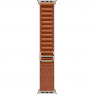 Apple Watch Ultra 3 49mm, Natural Titanium, Alpine Loop Terra Cotta, L