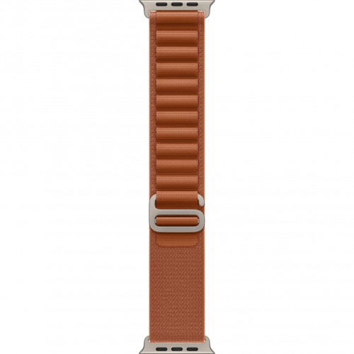 Apple Watch Ultra 3 49mm, Natural Titanium, Alpine Loop Terra Cotta, L