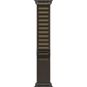 Apple Watch Ultra 4 49mm, Black Titanium, Alpine Loop Dark Olive, L