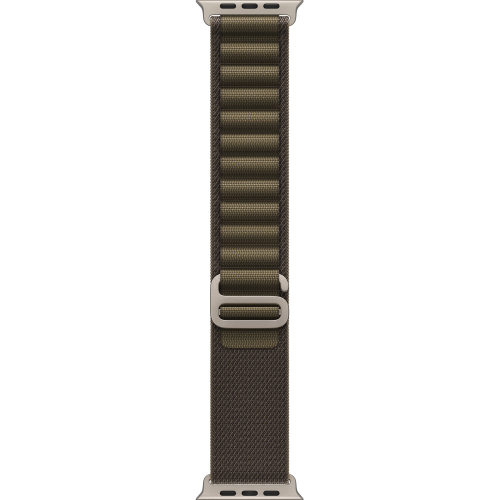 Apple Watch Ultra 4 49mm, Natural Titanium, Alpine Loop Dark Olive, L