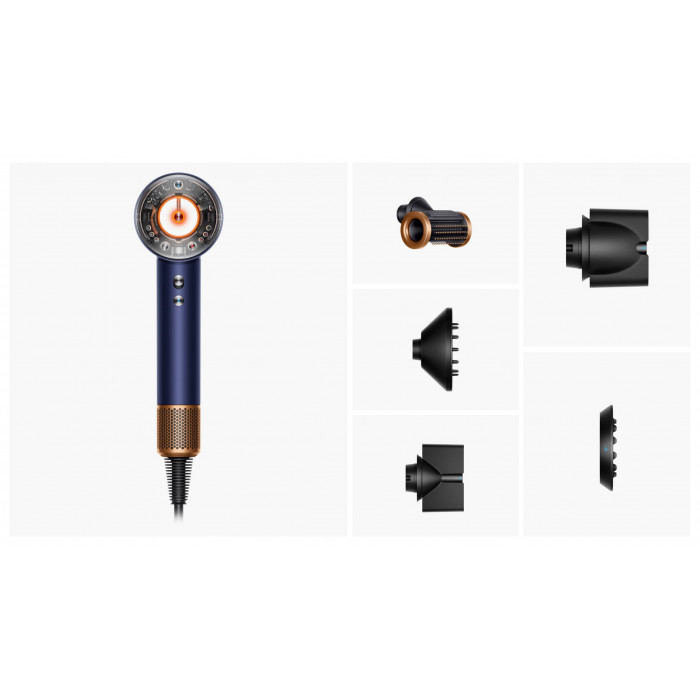 Фен Dyson Supersonic Nural HD16, Prussian Blue/Copper