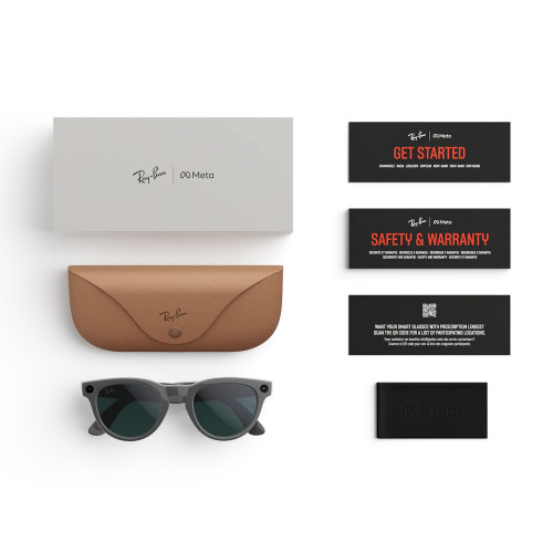 Умные очки Ray-Ban Meta Headliner (Gen 2) S50, Shiny Asteroid Grey/Transitions Emerald (RW4013)