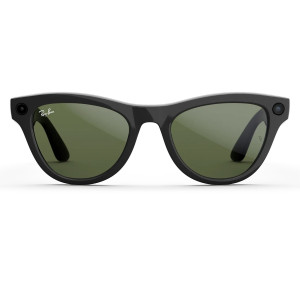 Умные очки Ray-Ban Meta Skyler (Gen 2) S52, Shiny Black/G-15 Green (RW4014)