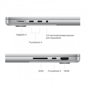 Ноутбук Apple MacBook Pro 14'' (2024) M4 16/512GB, Silver (MW2W3)