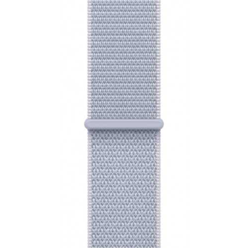 Apple Watch SE 44mm, Silver, Ремешок Blue Cloud Sport Loop