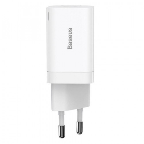 СЗУ Baseus Super Si Pro USB+USB-C, 3A, 30W, White