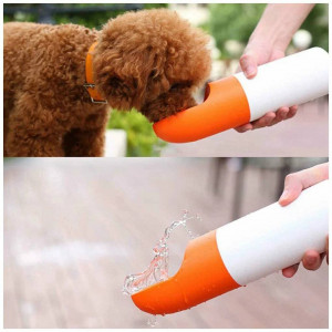 Поилка для собак Moestar Rocket Pet Portable Bottle, оранжевый