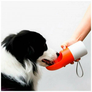 Поилка для собак Moestar Rocket Pet Portable Bottle, оранжевый