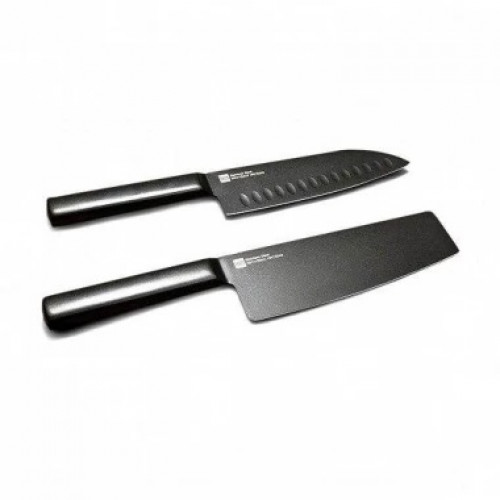 Набор керамических ножей HuoHou Non-Stick Kitchen 2шт, черный