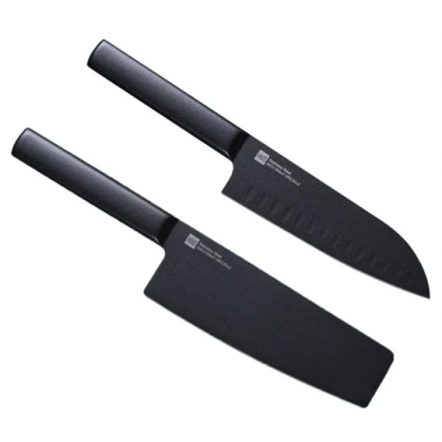 Набор керамических ножей HuoHou Non-Stick Kitchen 2шт, черный