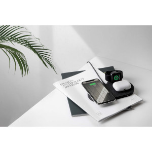 Беспроводное зарядное устройство Native Union Drop XL (Watch Edition), серый