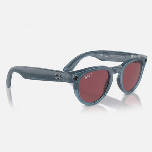 Умные очки Ray-Ban Meta Headliner RW4009 S50, Shiny Jeans/Polar Dusty Red