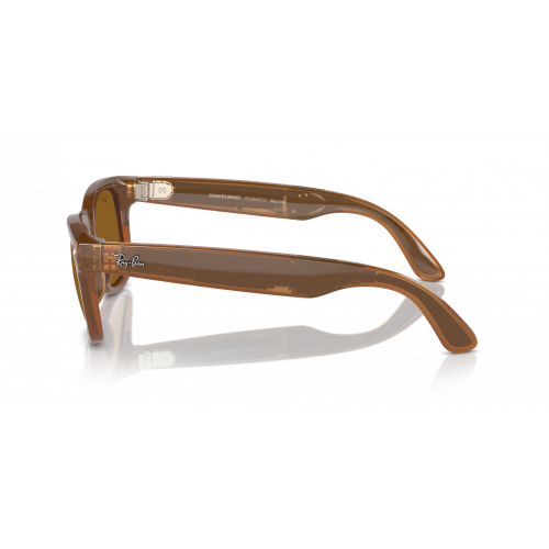 Умные очки Ray-Ban Meta Wayfever RW4008 S53,Shiny Caramel/Polar Brown