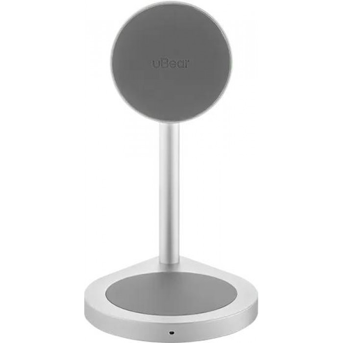 Зарядная станция uBear Stage Pro 2в1, серебристый
