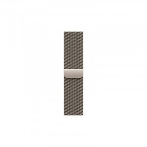 Apple Watch 10 42mm, Titanium Natural, Ремешок Natural Milanese Loop