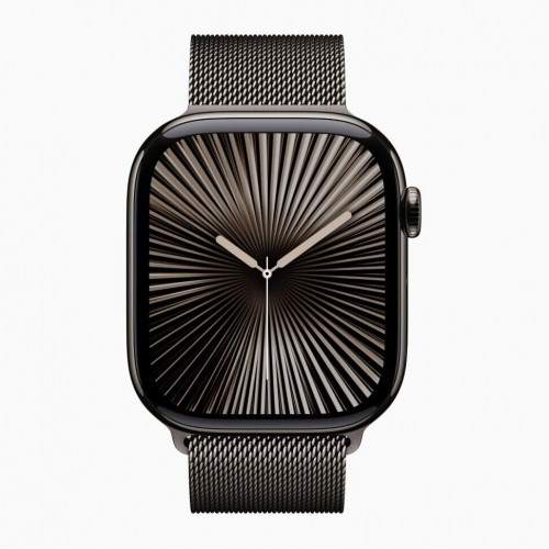 Apple Watch 10 46mm, Titanium Slate, Ремешок Slate Link Loop