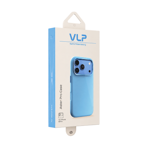Чехол VLP Aster Pro Case для iPhone 18 Pro, голубой