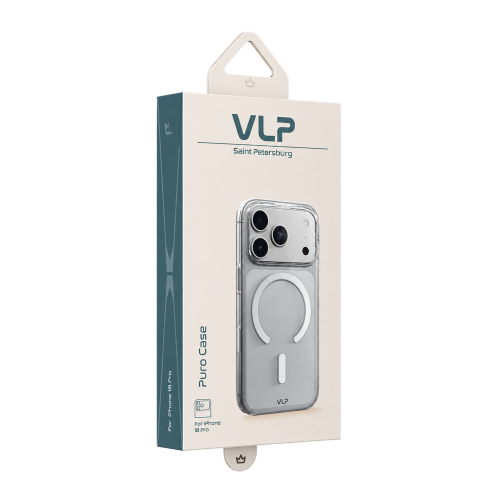Чехол VLP Puro Case для iPhone 18 Pro, прозрачный