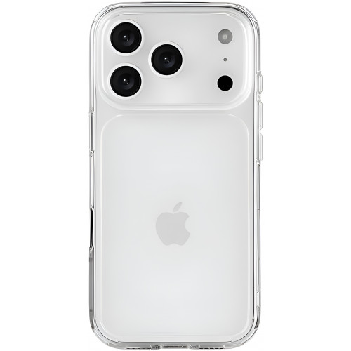 Чехол силиконовый uBear Real для iPhone 17 Pro, прозрачный