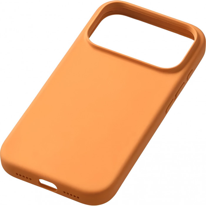 Чехол силиконовый uBear Touch для iPhone 17 Pro Max, оранжевый