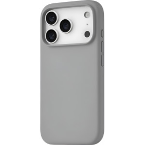 Чехол силиконовый uBear Touch для iPhone 17 Pro Max, серый