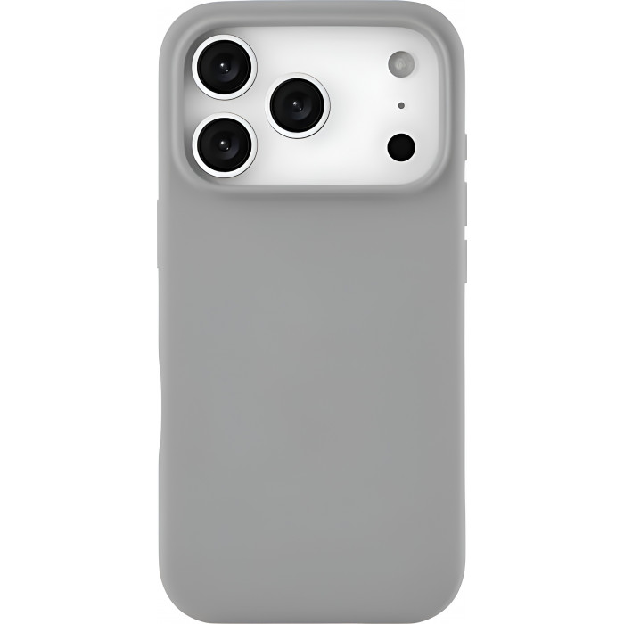 Чехол силиконовый uBear Touch для iPhone 17 Pro Max, серый