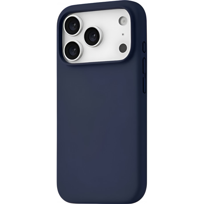 Чехол силиконовый uBear Touch для iPhone 17 Pro Max, синий