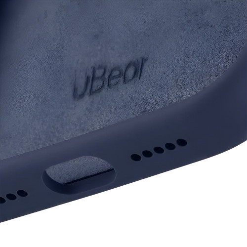 Чехол силиконовый uBear Touch для iPhone 17 Pro Max, синий