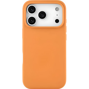 Чехол силиконовый uBear Touch для iPhone 17 Pro, оранжевый