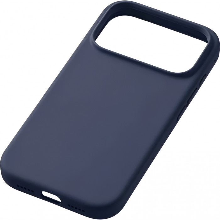 Чехол силиконовый uBear Touch для iPhone 17 Pro, синий