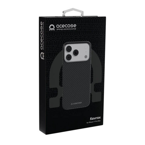 Чехол AceCase Kevrox для iPhone 17 Pro Max, Black