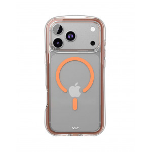 Чехол VLP Bubble Case для iPhone 17 Pro Max, оранжевый