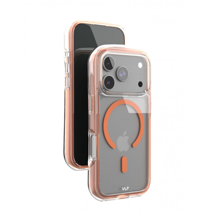 Чехол VLP Bubble Case для iPhone 17 Pro, оранжевый