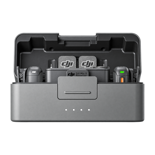 Микрофон беспроводной DJI MIC 3 (2 TX + 1 RX + Charging Case), Black