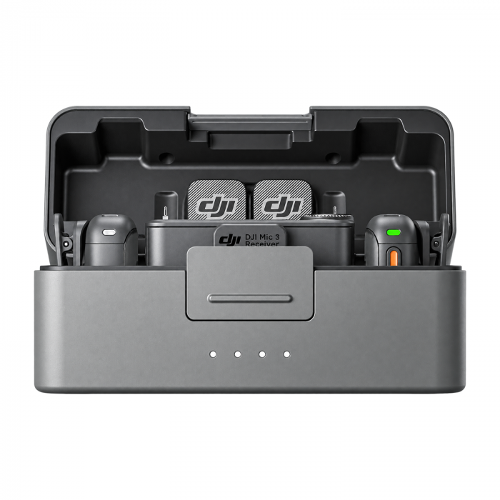 Микрофон беспроводной DJI MIC 3 (2 TX + 1 RX + Charging Case), Black