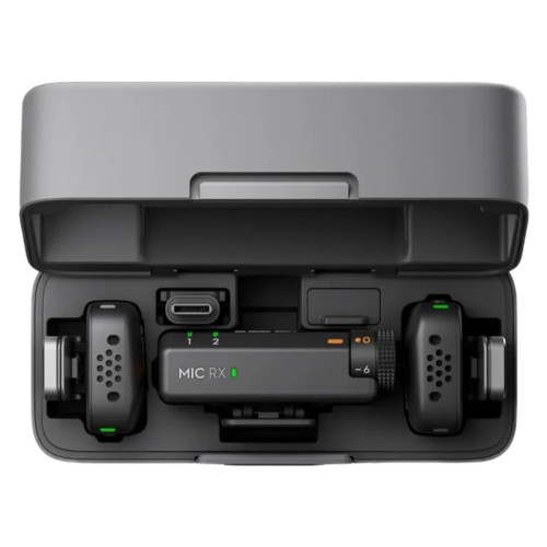 Микрофон беспроводной DJI MIC Mini (2 TX + 1 RX + Charging Case), Black