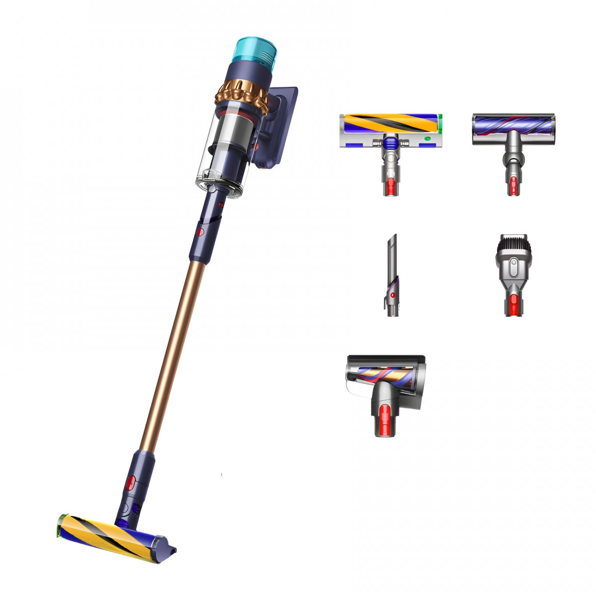 Пылесос беспроводной Dyson Gen5 Detect Absolute, Prussian Blue/Rich Copper (SV23)