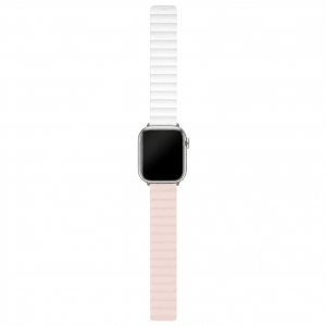 Ремешок магнитный uBear Mode для Apple Watch 38/40/41/42mm, розовый/бежевый