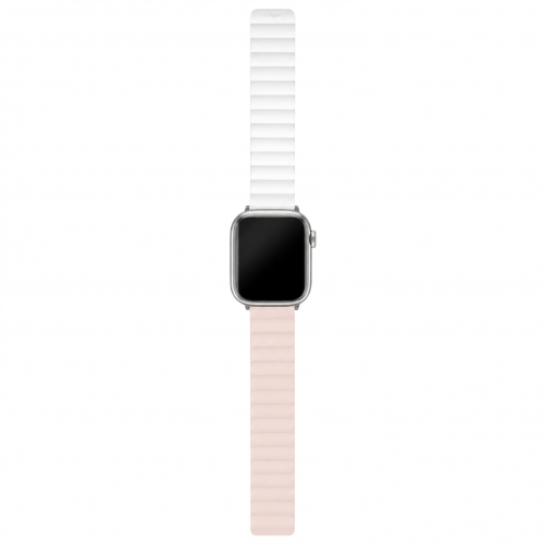 Ремешок магнитный uBear Mode для Apple Watch 38/40/41/42mm, розовый/бежевый