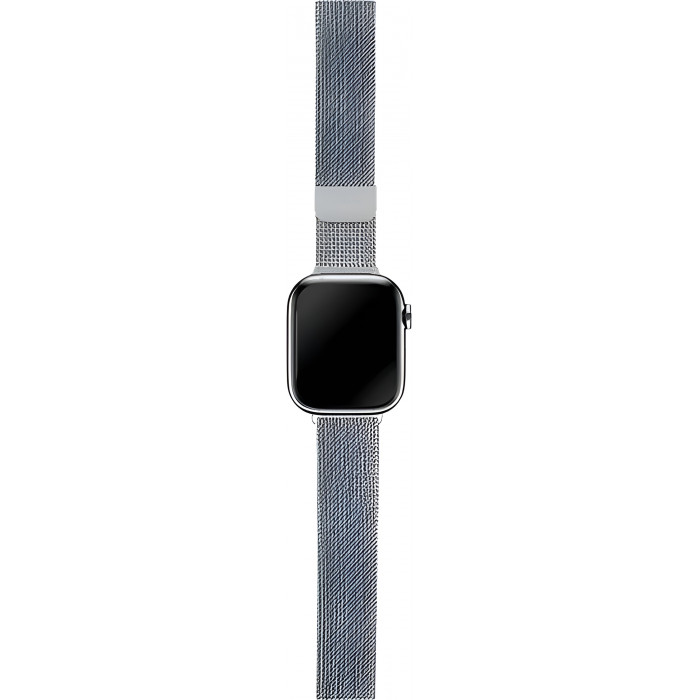 Ремешок uBear Spark миланское плетение для Apple Watch 44/45/46/49mm, серебро